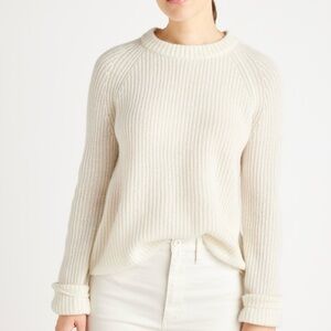 Quince Mongolian Cashmere Fisherman Sweater